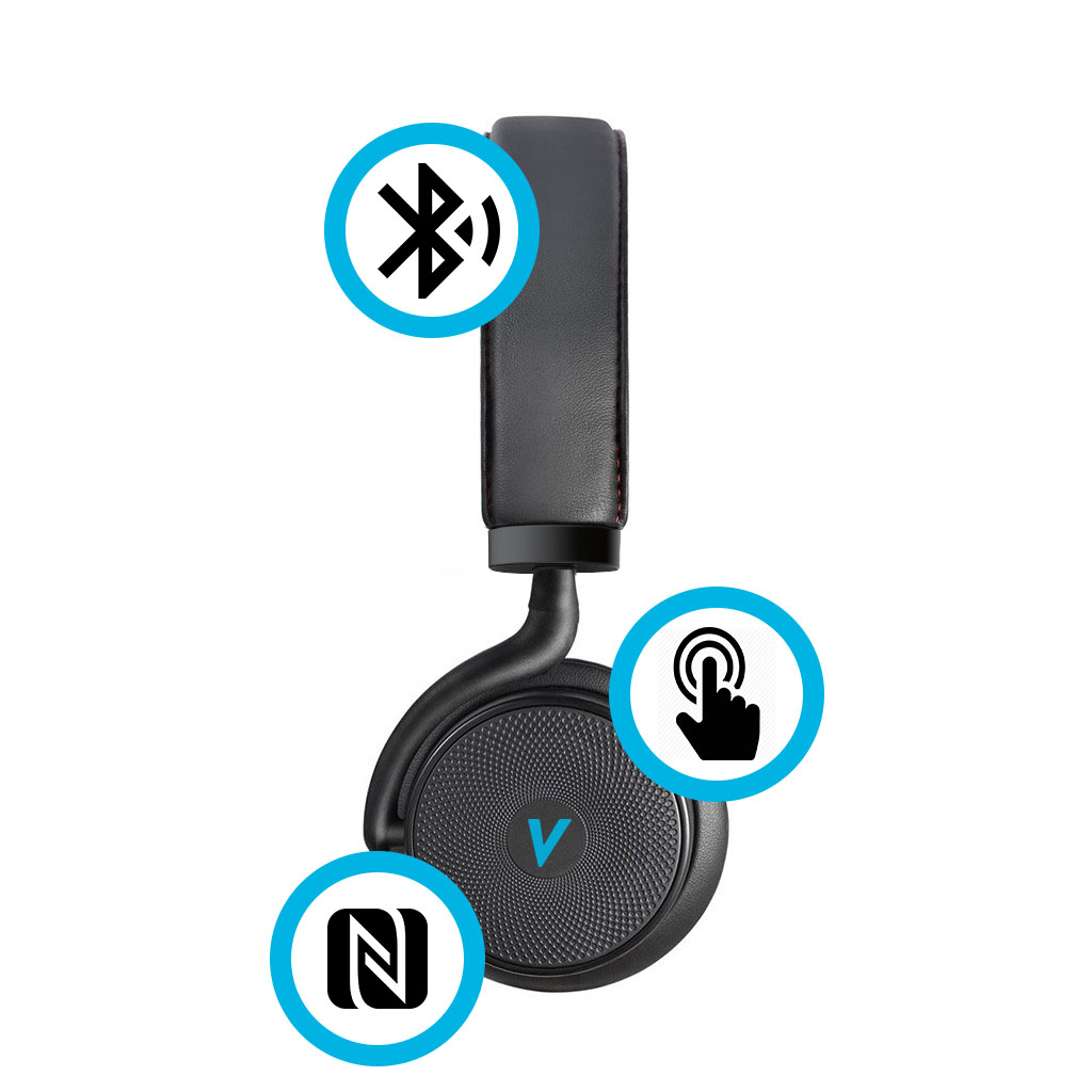Niceboy hive 2 touch bezdratova bluetooth sluchatka s nfc.